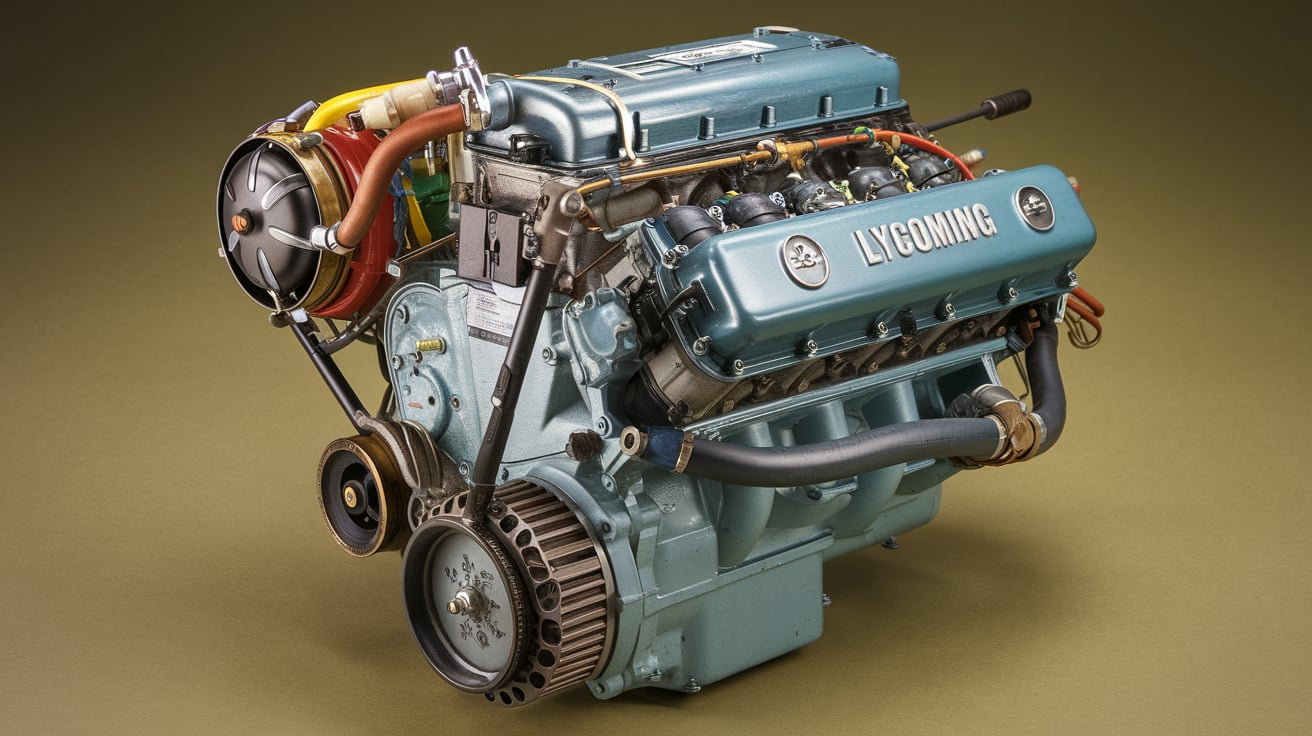 3D Model Lycoming Cessna 172 Engine Sale