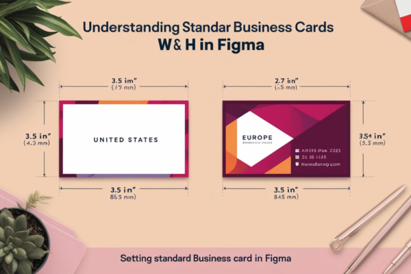 Business Cards W and H in Figma