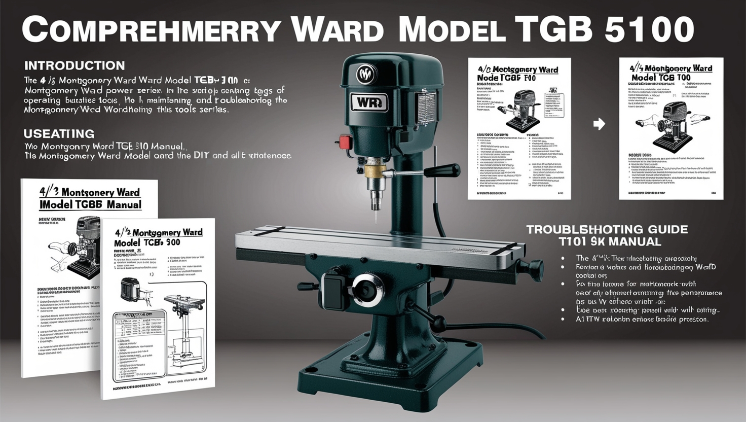 4 1/2 Montgomery Ward Model TGB 5100 Manual