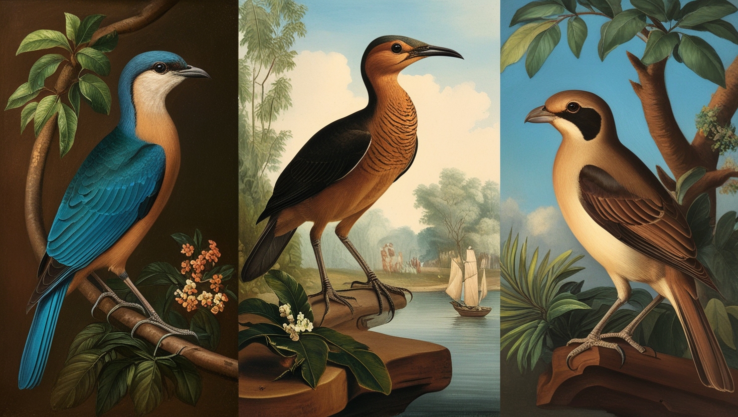 Classical Oil Painting for Naturalist Bird Portraiture Bilibili